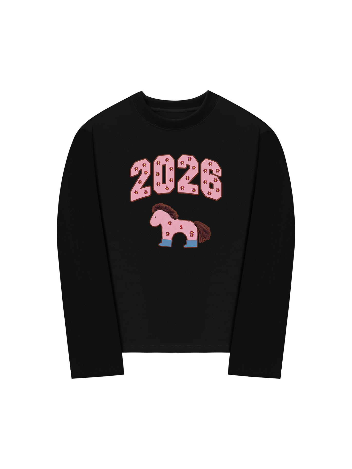 Áo Thun Dài Tay 2026 Pink Horse