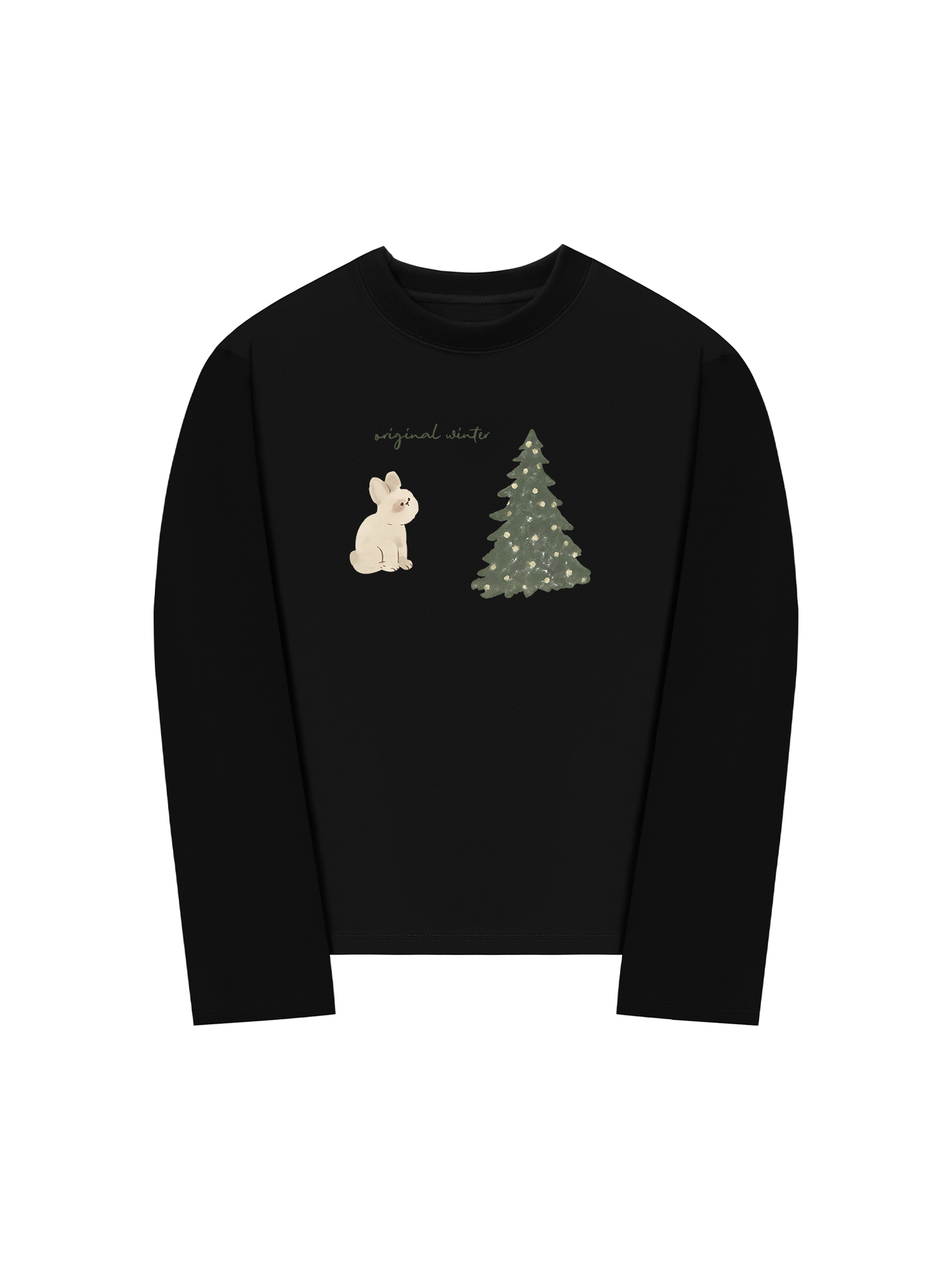 Áo Thun Dài Tay Winter Bunny Xmas