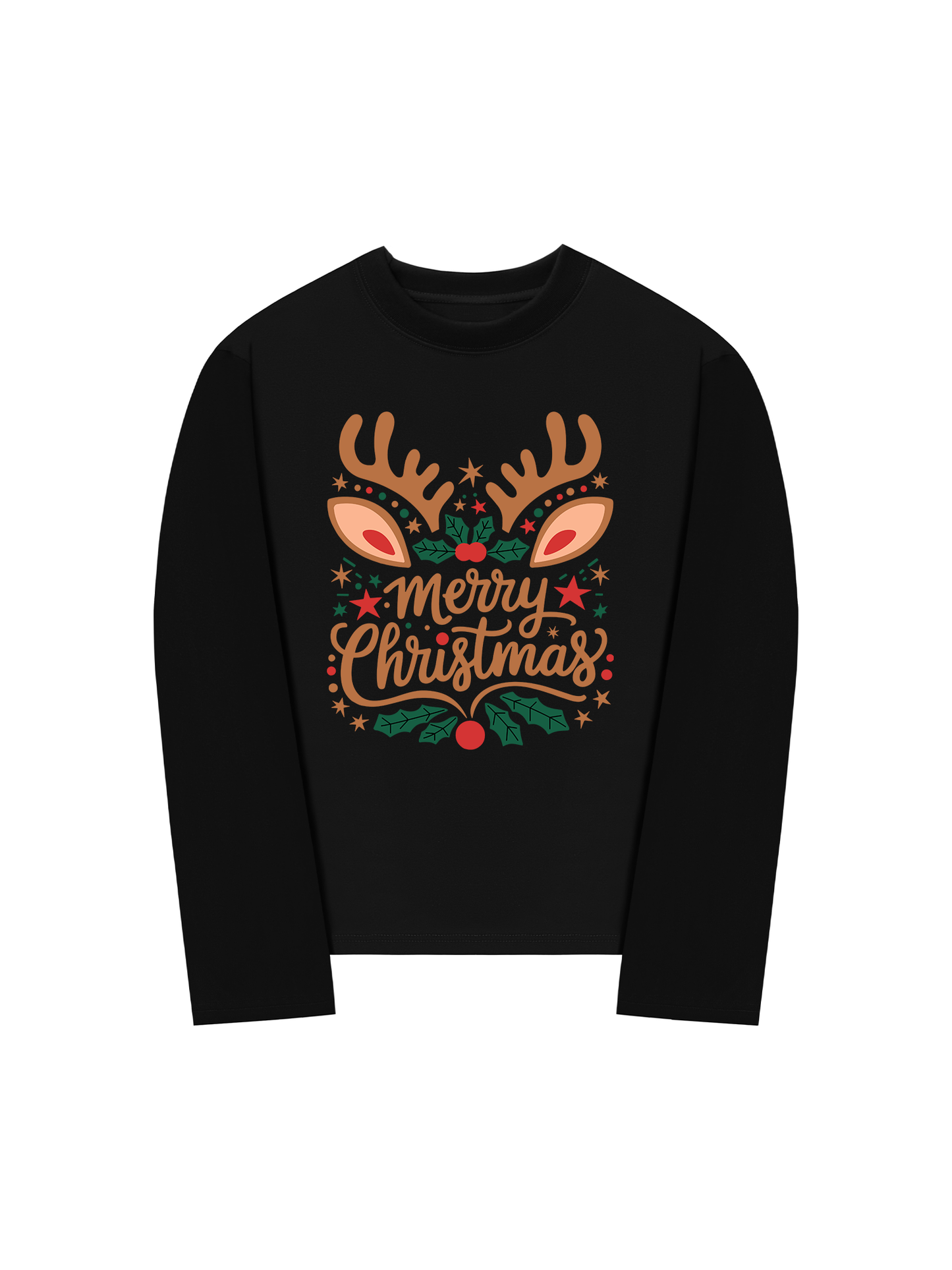 Áo Thun Dài Tay Holly Reindeer
