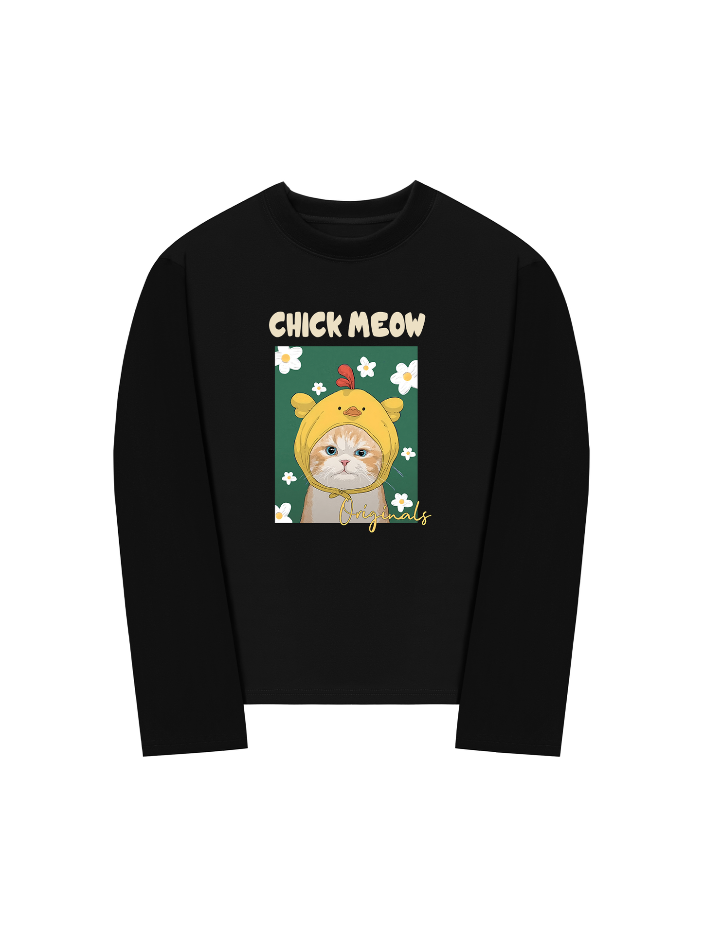Áo Thun Dài Tay Chick Meow