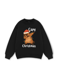 Capy Christmas Dab  Sweater
