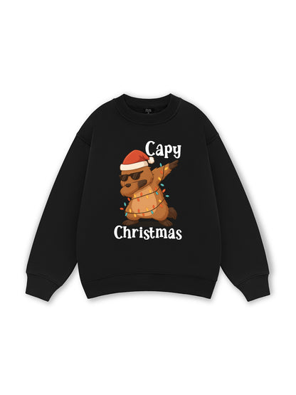 Capy Christmas Dab  Sweater