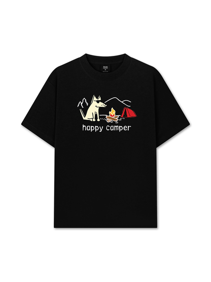 Áo Thun Relaxed Fit Go Outside Happy Camper Dog