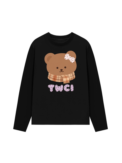 Áo Thun Dài Tay Teddy Cozy