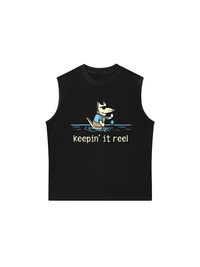 Áo Ba Lỗ Relaxed Fit Go Outside Keep It Reel
