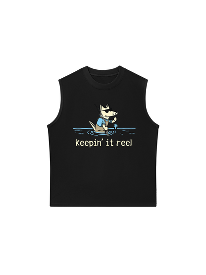 Áo Ba Lỗ Relaxed Fit Go Outside Keep It Reel