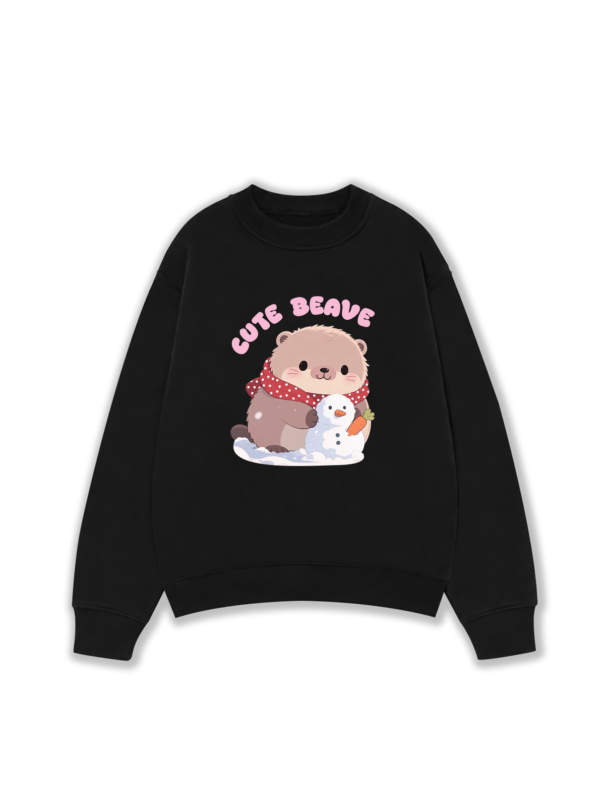 Áo Sweater Nỉ Hai Da Animal Red Cute Beaver