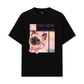 Áo Thun Relaxed Fit Pink Flower Cat