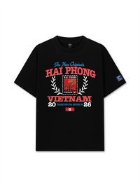 Áo Thun Relaxed Fit Thành Phố Hoa Phượng Đỏ