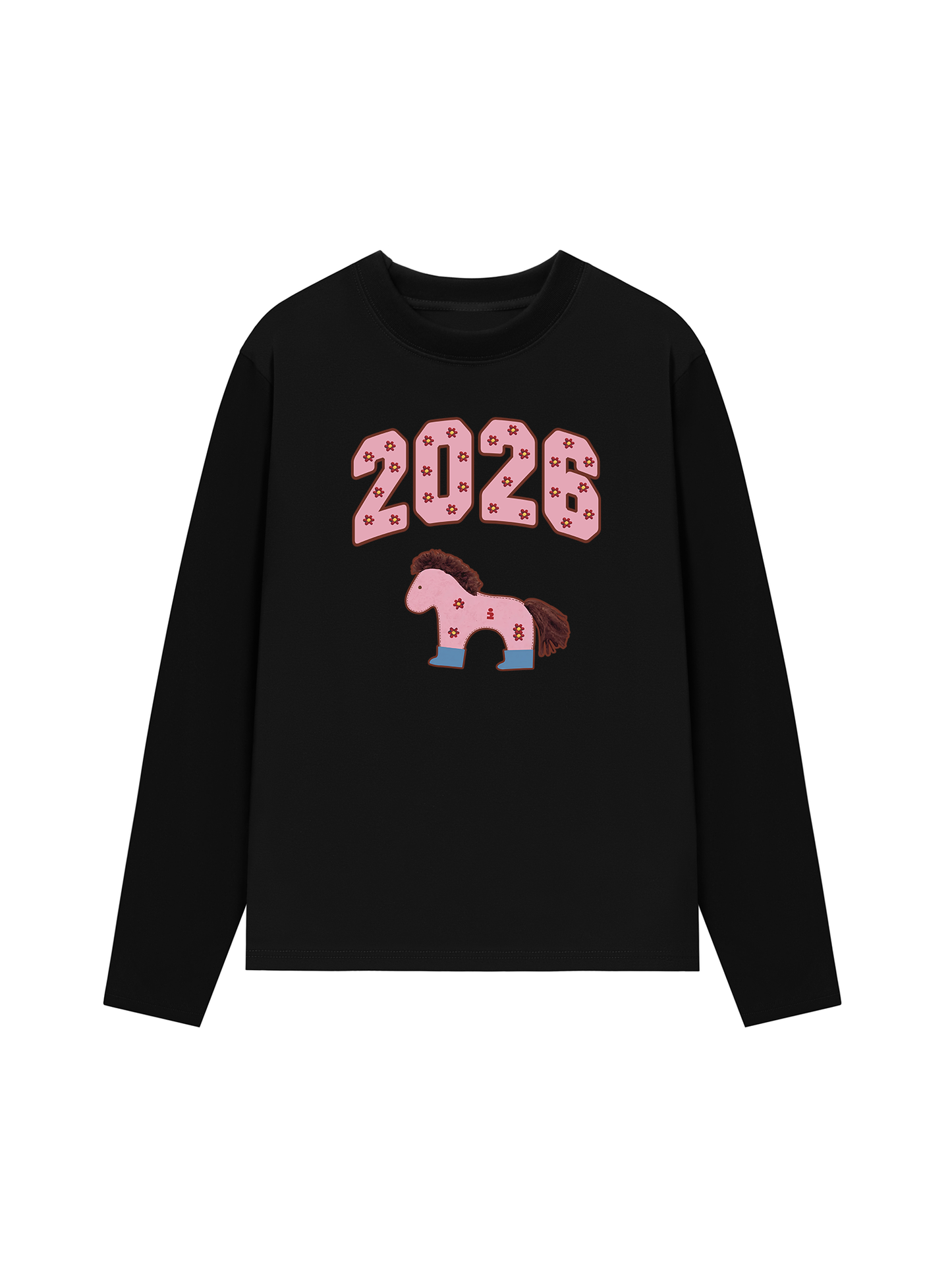 Áo Thun Dài Tay 2026 Pink Horse