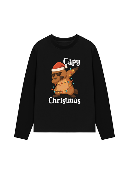 Áo Thun Dài Tay Capy Christmas Dab