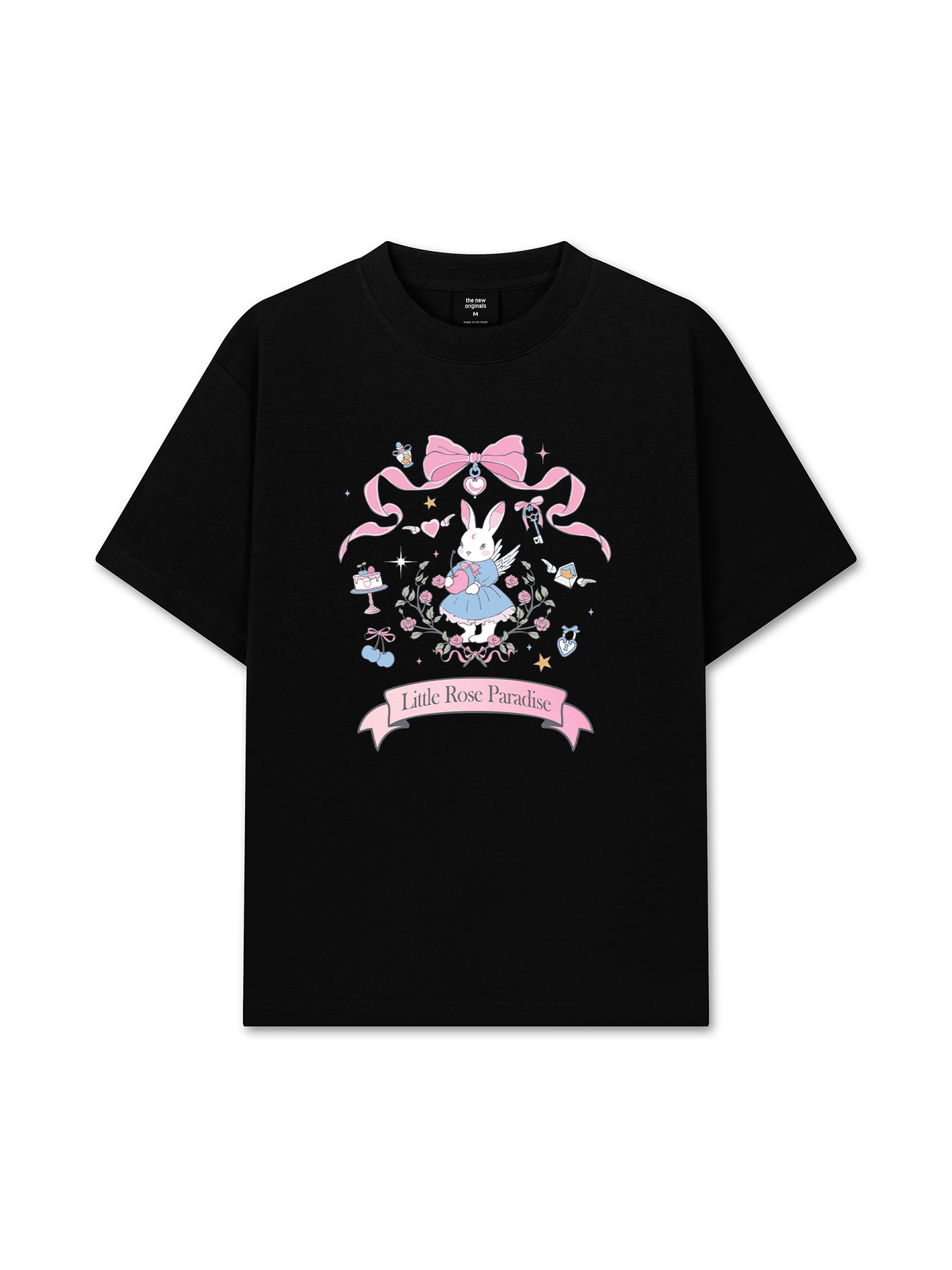 Áo Thun Relaxed Fit Daily Cuties Little Rose Paradise