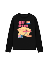 Áo Thun Dài Tay Summer Vibes GoTo Beach Cowboy