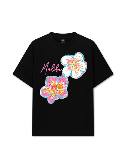 Áo Thun Relaxed Fit Summer Vibes Malibu Floral