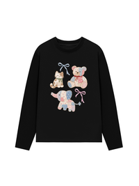 Áo Thun Dài Tay Vintage Bear