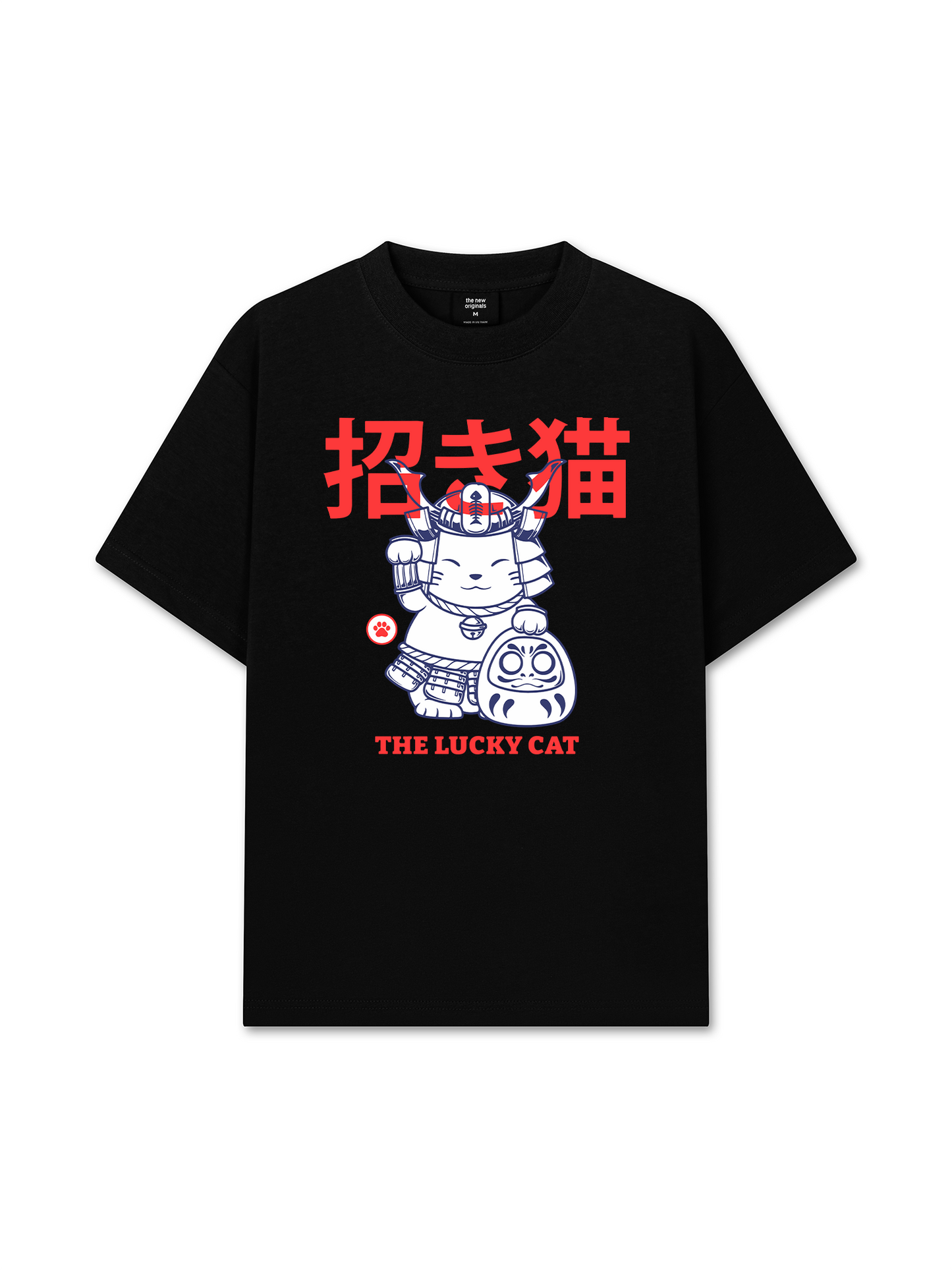 Áo Thun Relaxed Fit Maneki Neko
