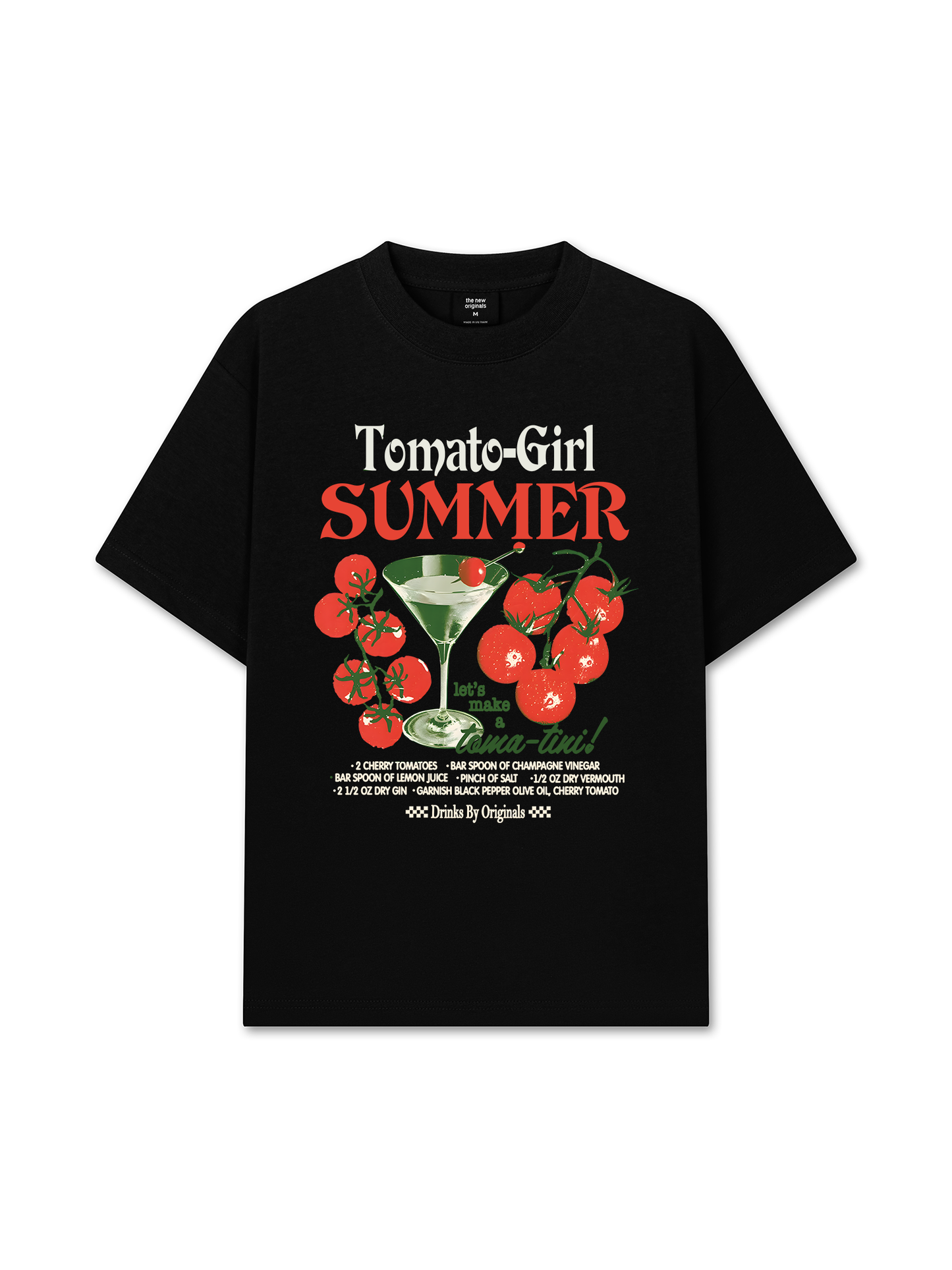 Áo Thun Relaxed Fit Suummer Vibes Tomato Girl