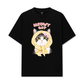 Áo Thun Relaxed Fit Meowy Cat Yellow Plaid