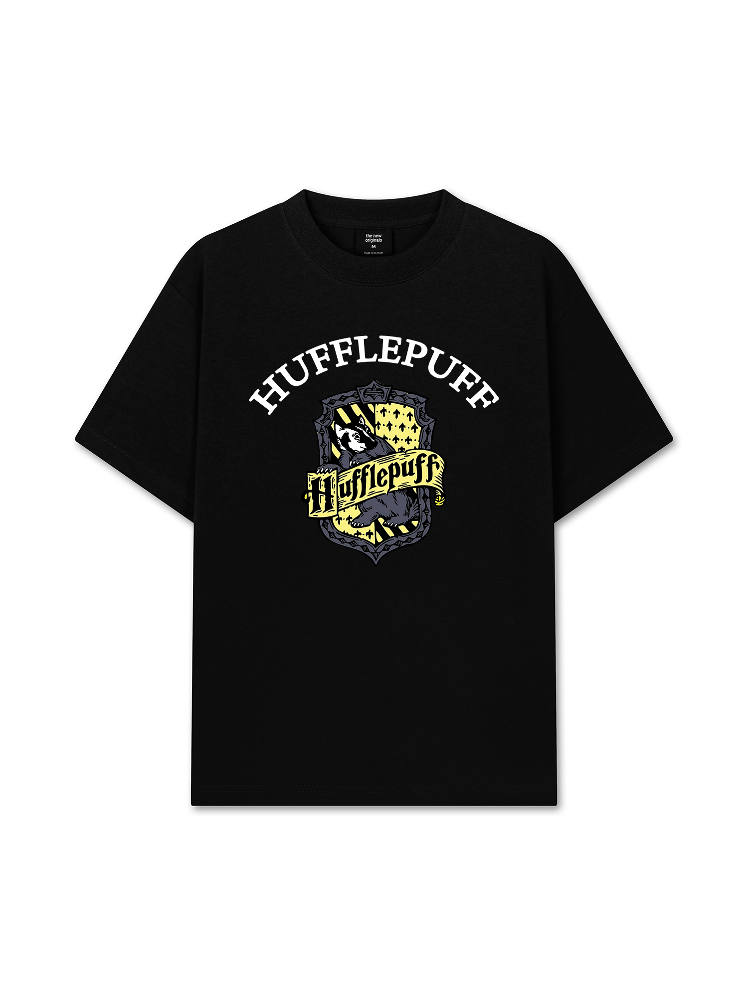 Áo Thun Relaxed Fit Harry Potter Huflepuff Vintage
