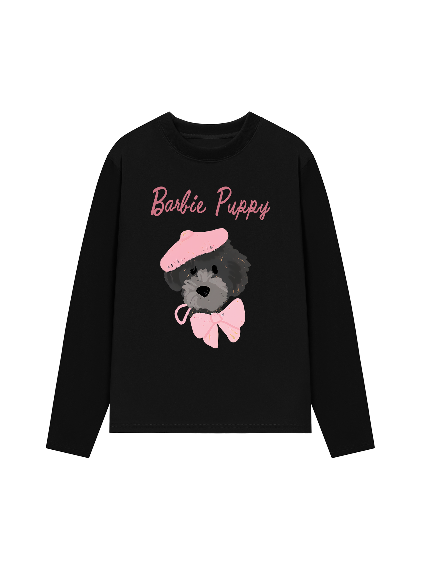 Áo Thun Dài Tay Animal Barbie Puppy