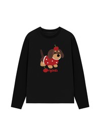 Áo Thun Dài Tay Animal Cute Puppy With Cherry