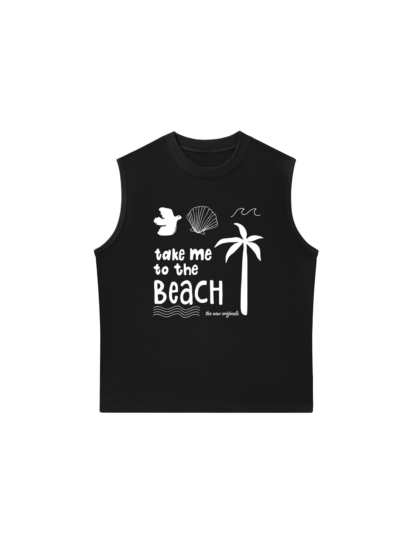 Áo Ba Lỗ Relaxed Fit Take Me To The Beach