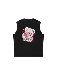 Áo Ba Lỗ Relaxed Fit Our Hearts Beat For