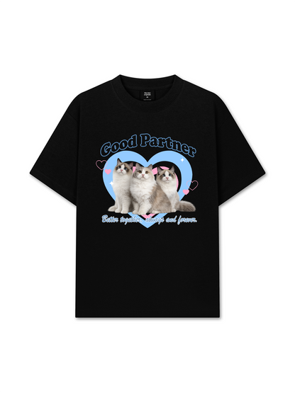 Áo Thun Relaxed Fit Daily Cuties Good Partner