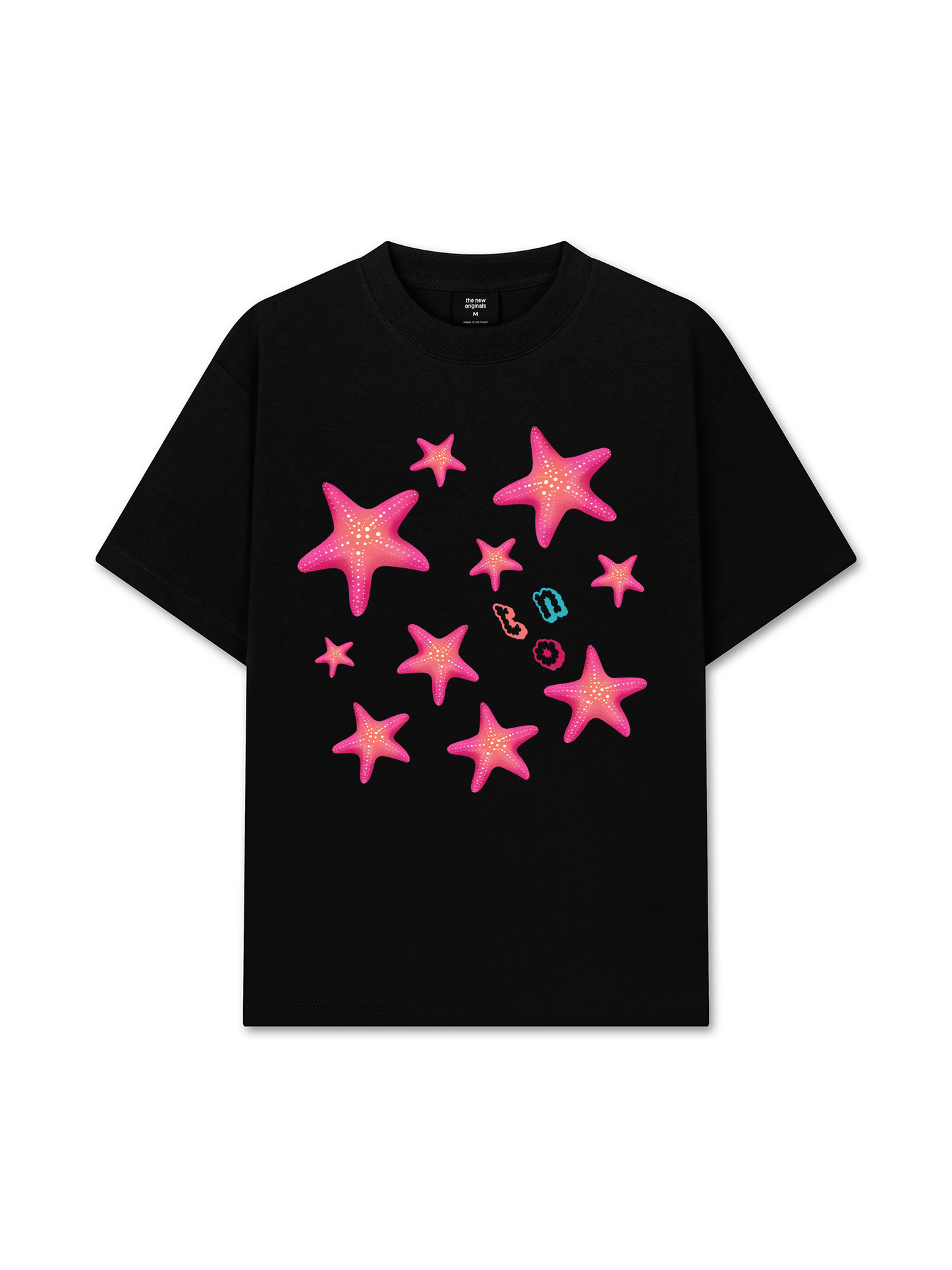 Áo Thun Relaxed Fit Summer Vibes Pink Starfish
