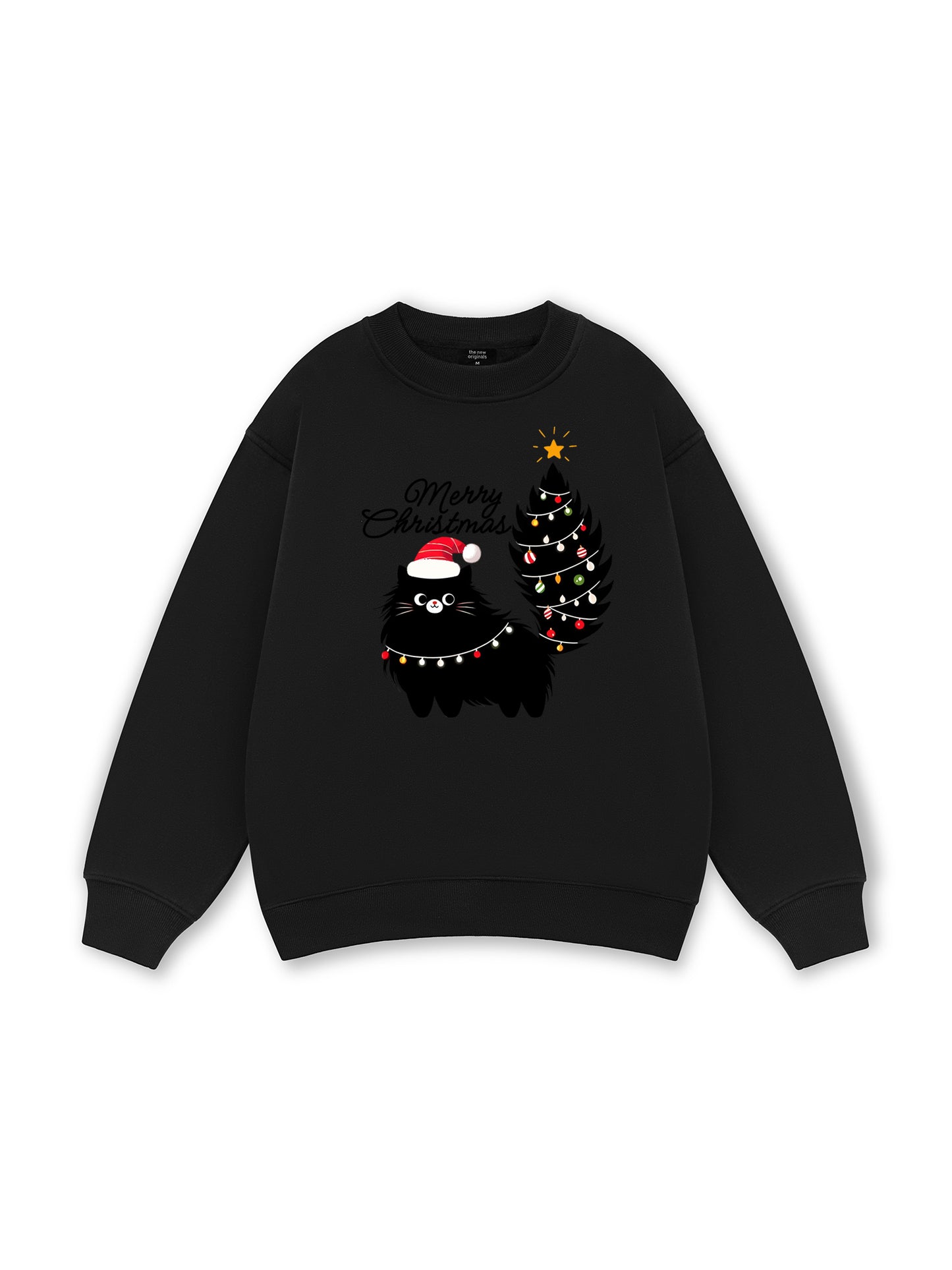 Black Kitty Christmas Sweater