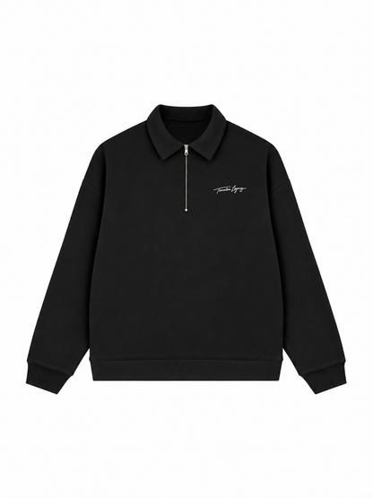 Áo Sweater Polo Nỉ Hai Da Timeless Legacy