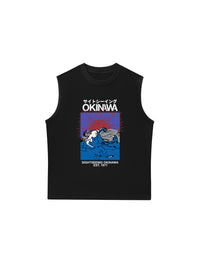 Áo Ba Lỗ Relaxed Fit Great Wave Okinawa