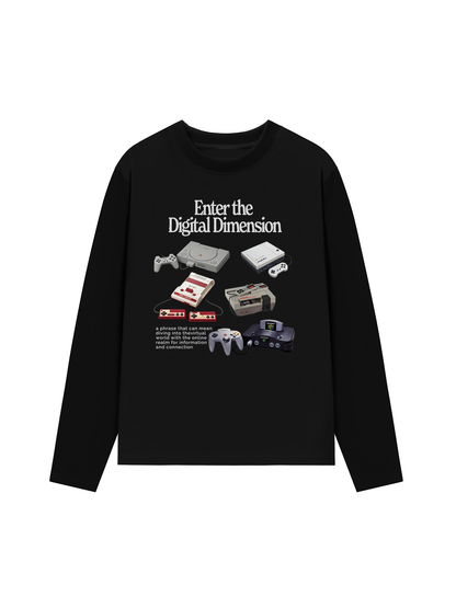 Áo Thun Dài Tay Enter The Digital Dimension
