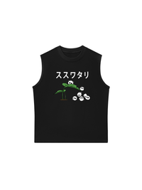 Áo Ba Lỗ Relaxed Fit Japan Spirit Scoot Sprites And Leaf