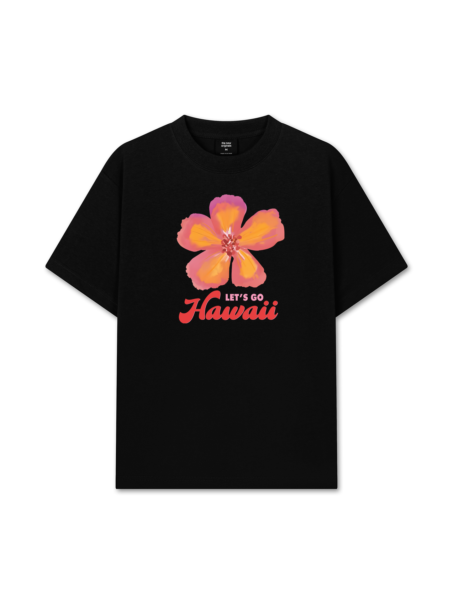 Áo Thun Relaxed Fit Summer Vibes Hawai Flower