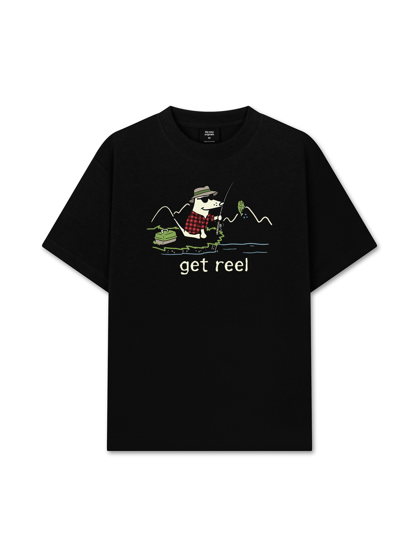Áo Thun Relaxed Fit Go Outside Get Reel