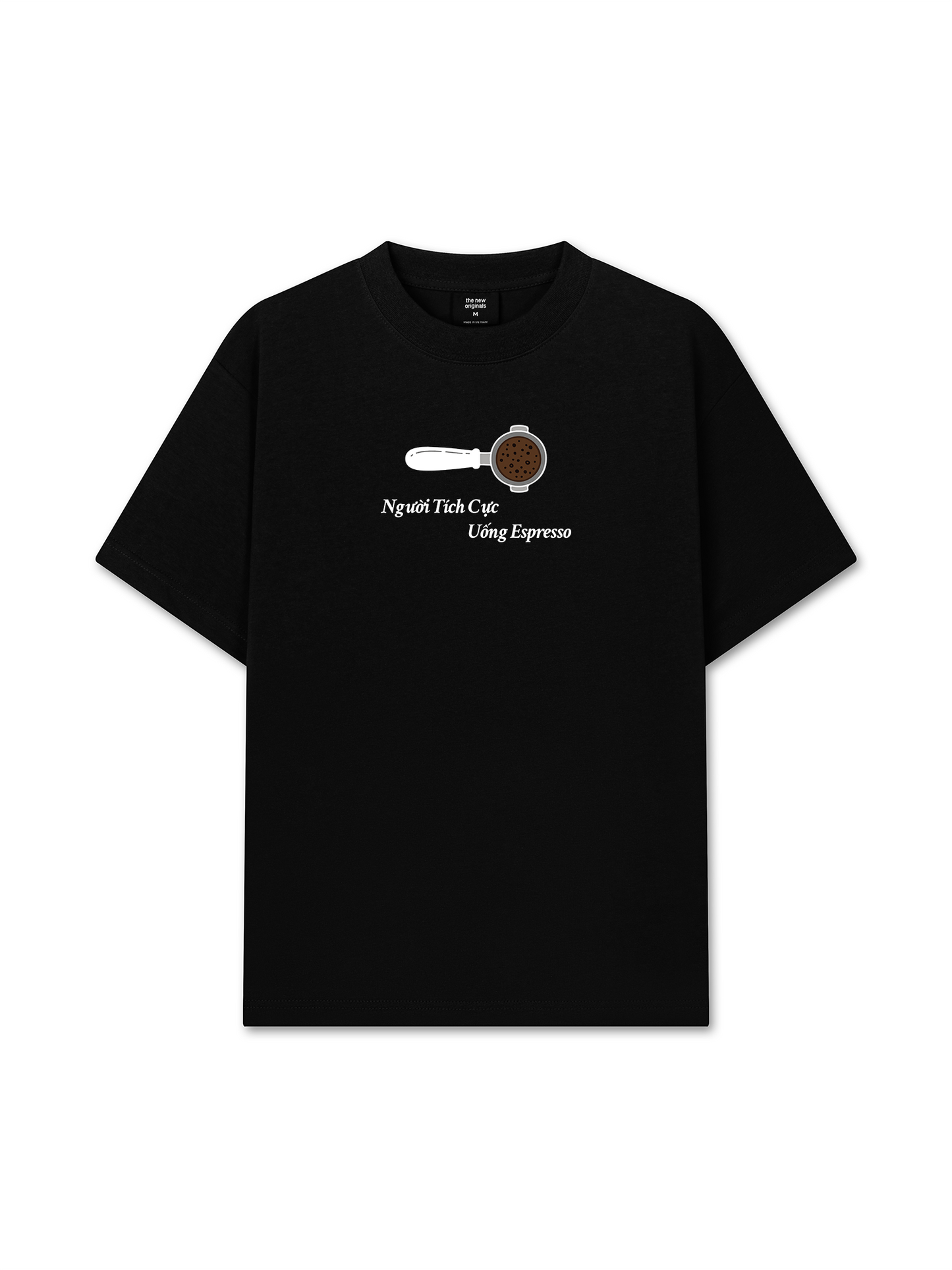 Áo Thun Relaxed Fit Người Tích Cực Uống Espresso