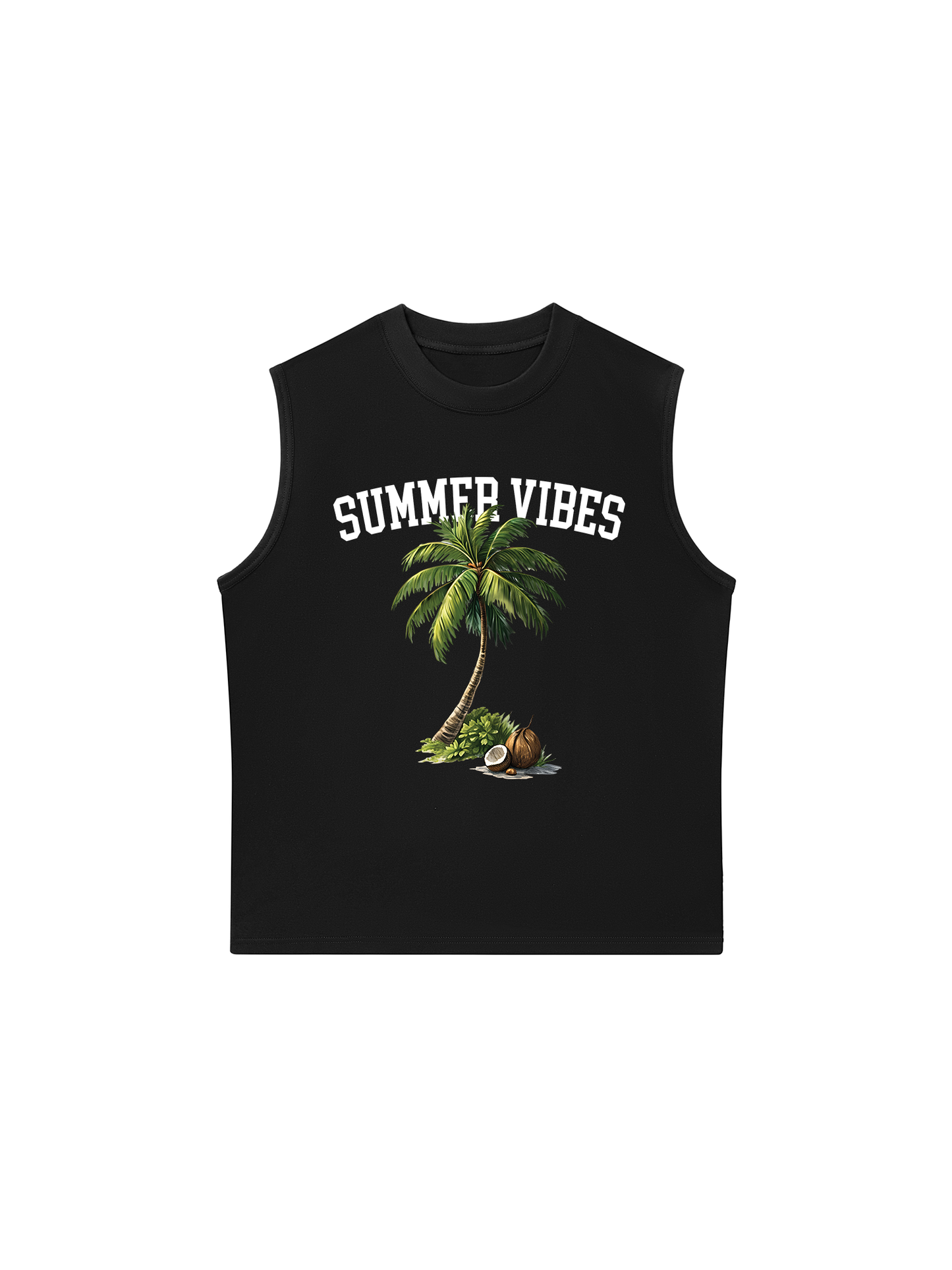 Áo Ba Lỗ Relaxed Fit Summer Vibes Coconut