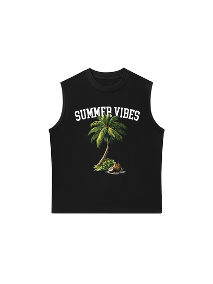 Áo Ba Lỗ Relaxed Fit Summer Vibes Coconut