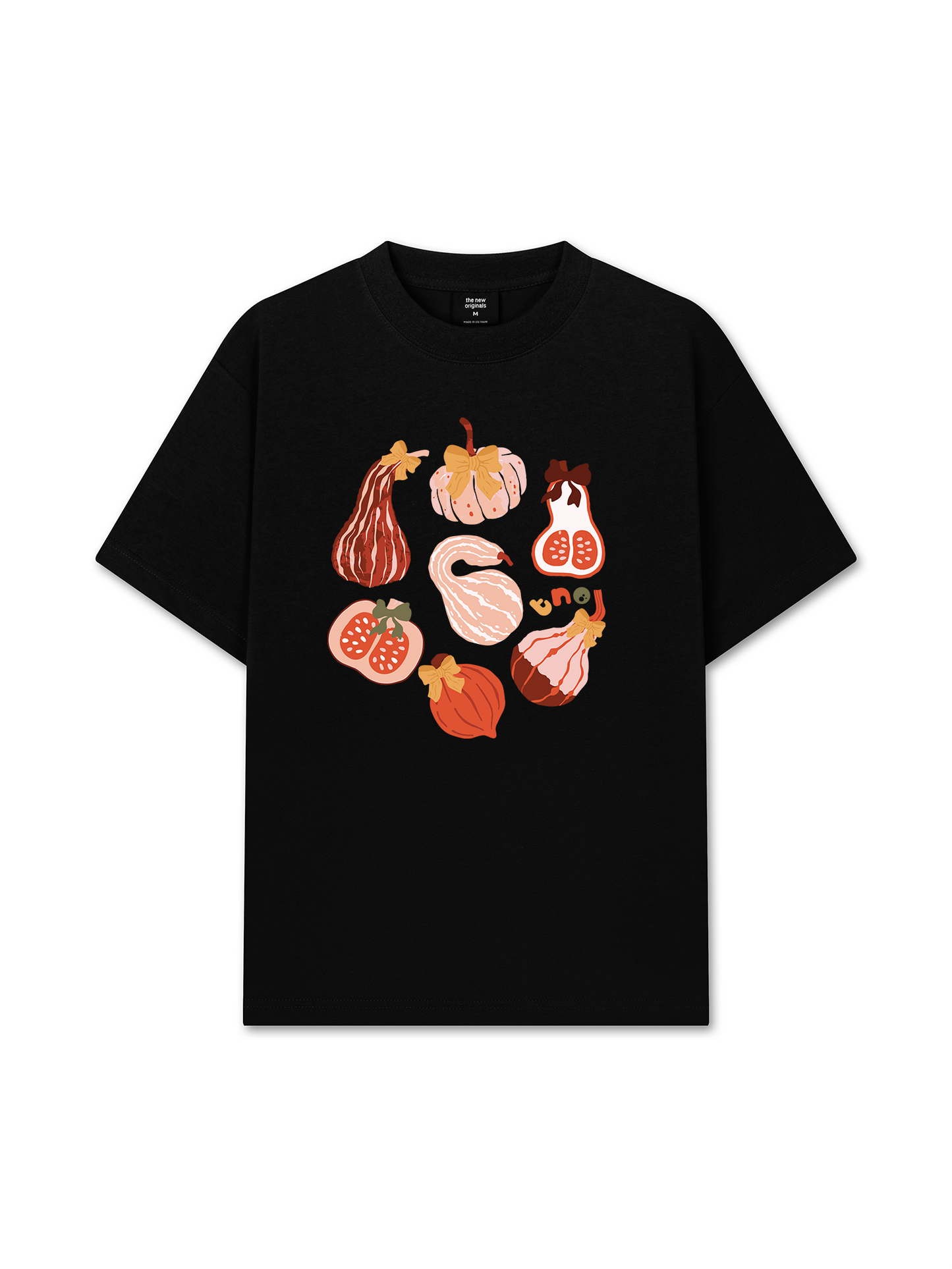 Áo Thun Relaxed Fit Autumn Vibes Pumpkin Season