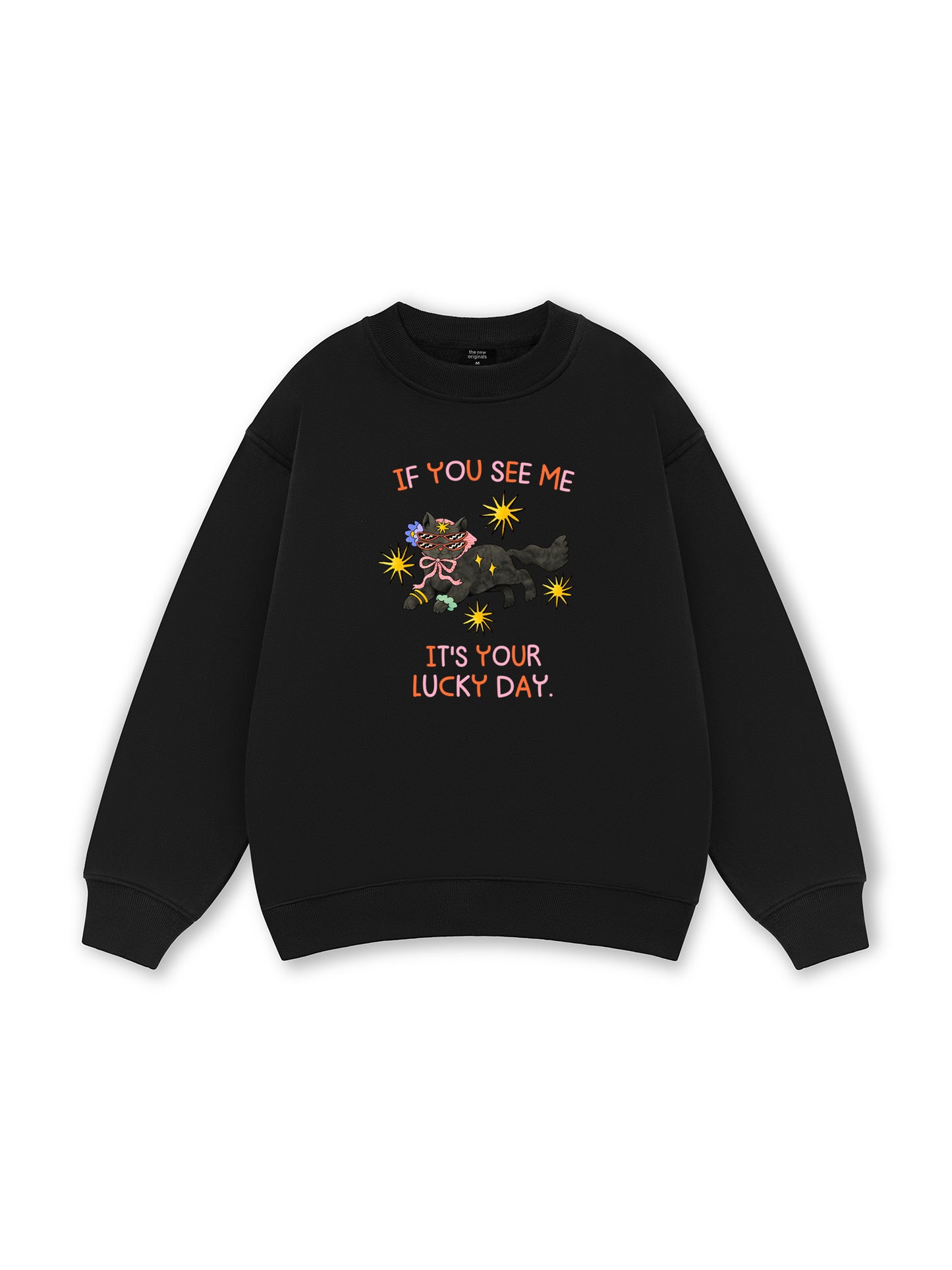 Lucky day cat Sweater
