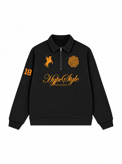 Áo Sweater Polo Nỉ Hai Da  Hype Style