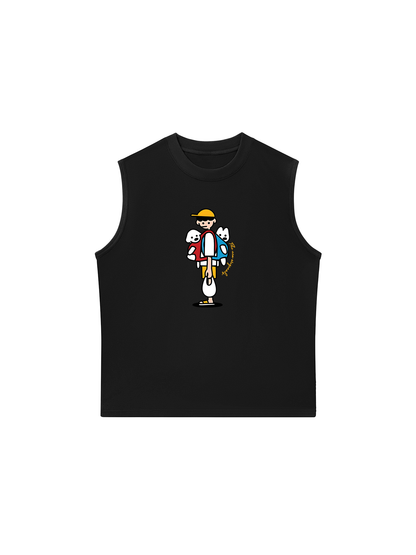 Áo Ba Lỗ Relaxed Fit Let_s Go