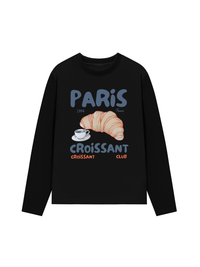 Áo Thun Dài Tay Paris Coissant