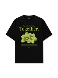 Áo Thun Relaxed Fit Summer Vibes Green Flower