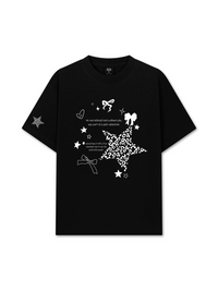Áo Thun Relaxed Fit Daily Cuties Leopard Star