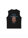 Áo Ba Lỗ Relaxed Fit Teddy Land Oh My Brown