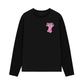Áo Thun Dài Tay Pink Fuzzy Font Rabbit