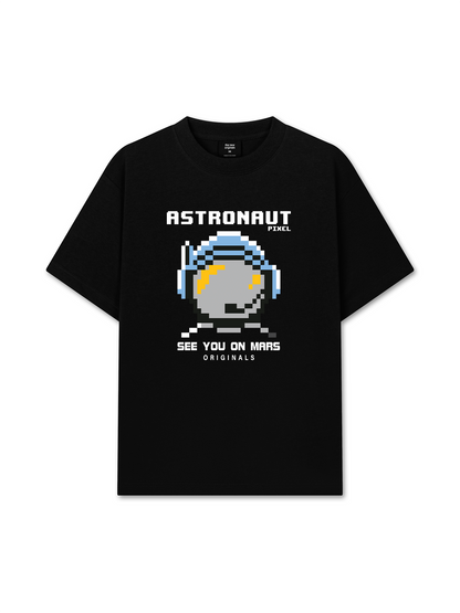 Áo Thun Relaxed Fit Pixel Universe Astronaut