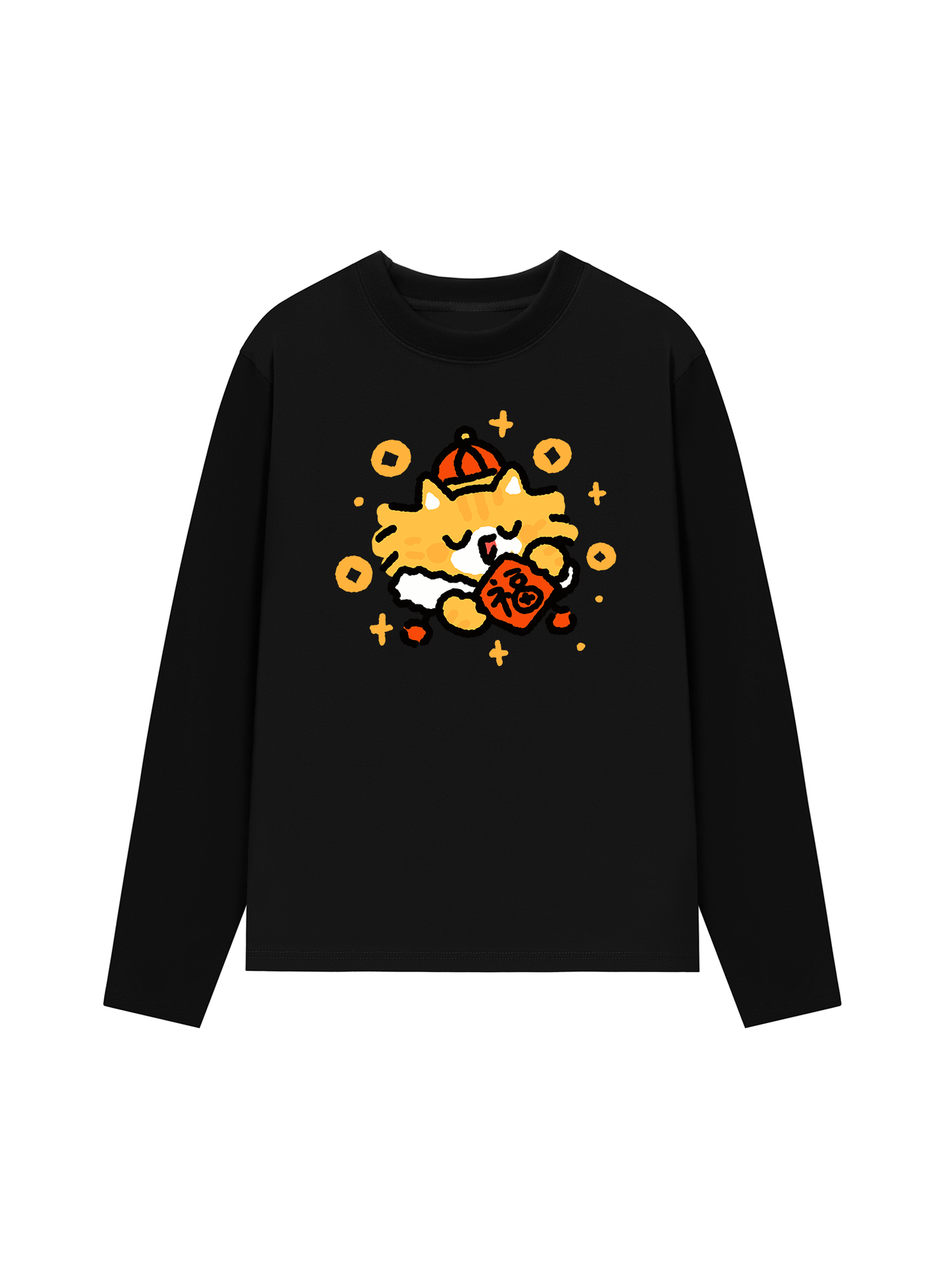 Áo Thun Dài Tay Fortune Cat